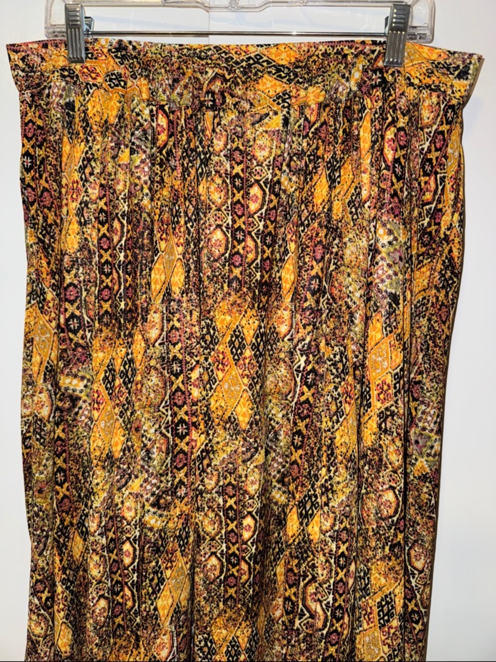 Lane Bryant Flowy Maxi Skirt w Slit Boho Print Women’s 14 / 16 - Picture 9 of 12